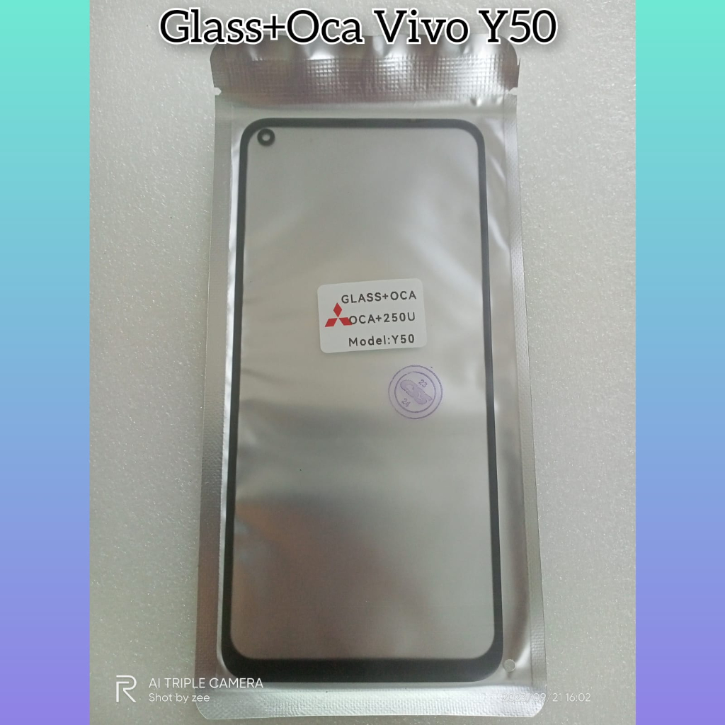 Glass Plus Oca Vivo Y50 Y70S Kaca Lcd + Oca Vivo Y50 Y70S