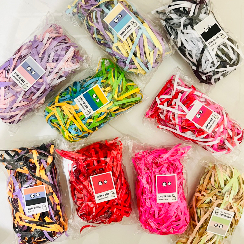 

Ombre Mix Colors Premium quality shredded paper kertas cacah hampers kertas serut packing 20 gram