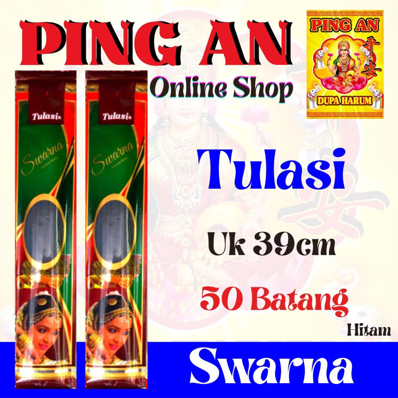 Dupa Hio India Tulasi “SWARNA” isi 50btg Pouch