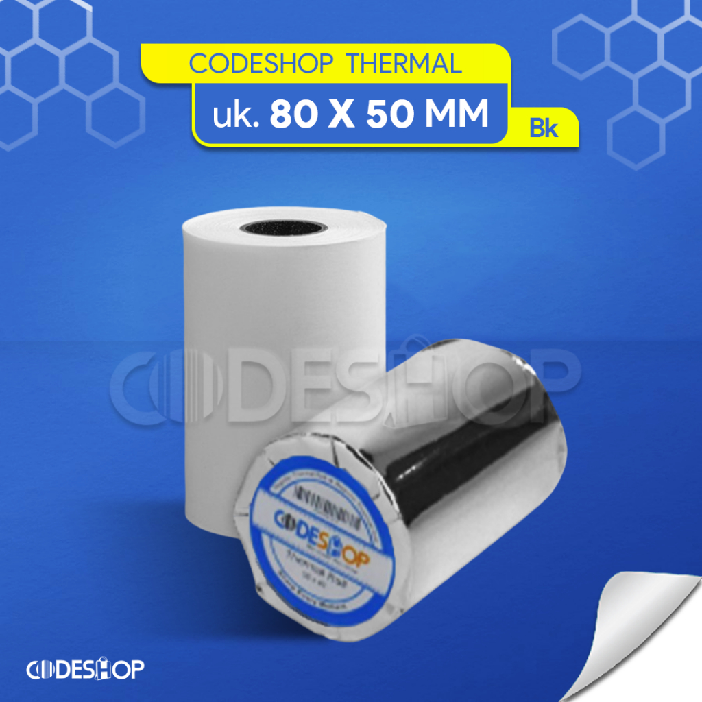 

Kertas Struk Thermal Codeshop 80 x 50mm
