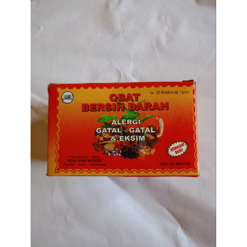 JAMU BERSIH DARAH ALERGI GATAL - GATAL DAN EXIM