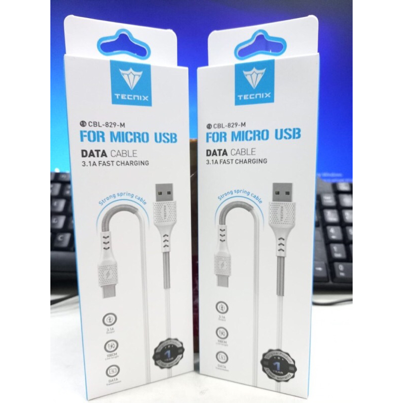 Kabel Data Micro TECNIX CBL-829-M Kabel Micro fast charging 3.1A