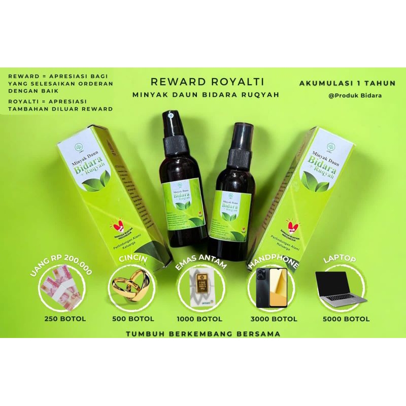 Minyak daun terapi bidara