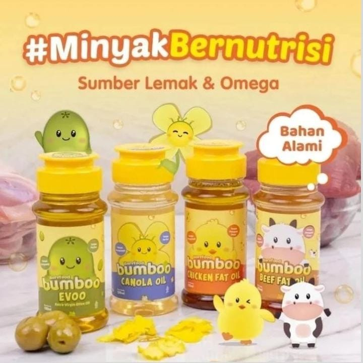 

Barefood Bumboo Fat Oil Minyak MPASI