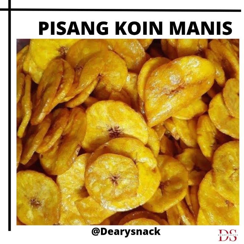 

Keripik Pisang Koin 250 gram / Promo Cemilan Murah/ Jajan Murah