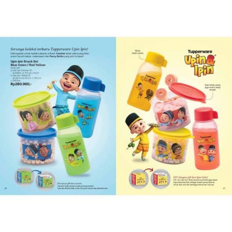 Tupperware Upin Ipin Snack