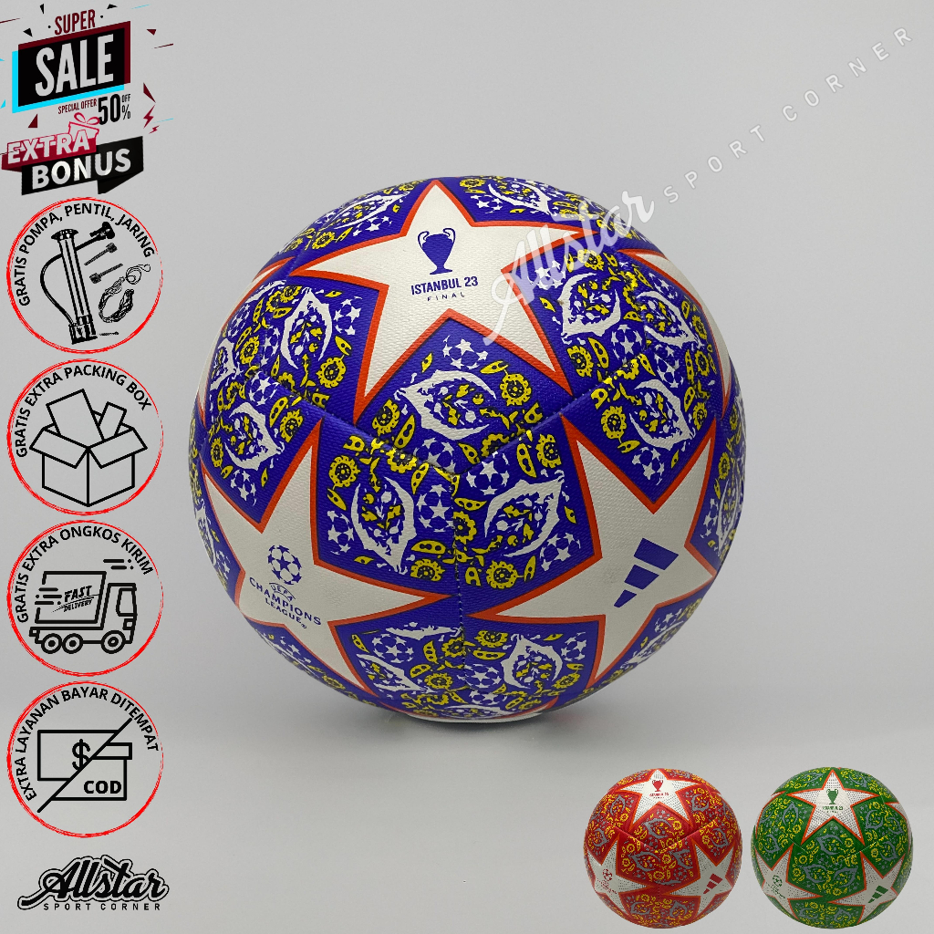 ADIDAS bola sepak original training ball bola kaki adidas champions size 5