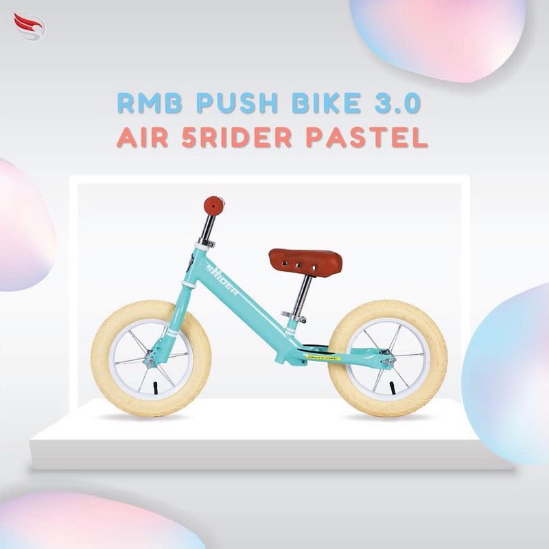 SEPEDA BALANCE BIKE PUSH BIKE 5RIDER 3.0 PASTEL BY ELEMENT