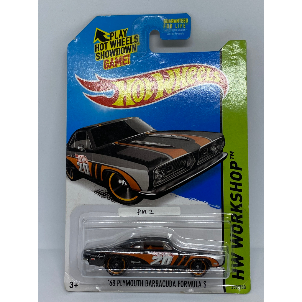 HOT WHEELS PLYMOUTH '68 PLYMOUTH BARRACUDA FORMULA S #HOTWHEELS #MUSCLECAR
