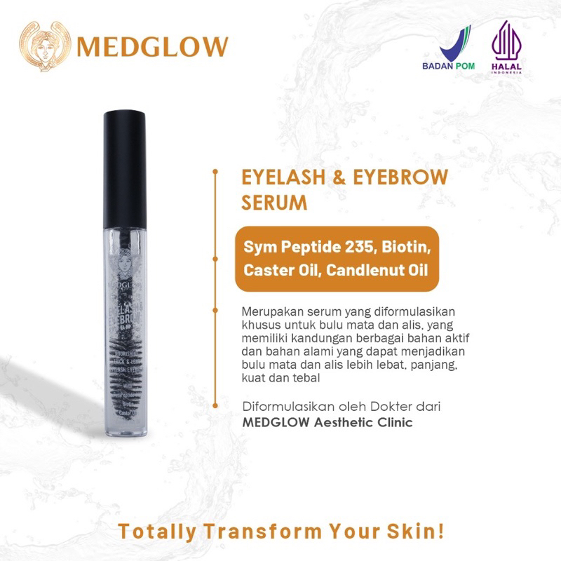 MEDGLOW Eyelash & Eyebrow Serum