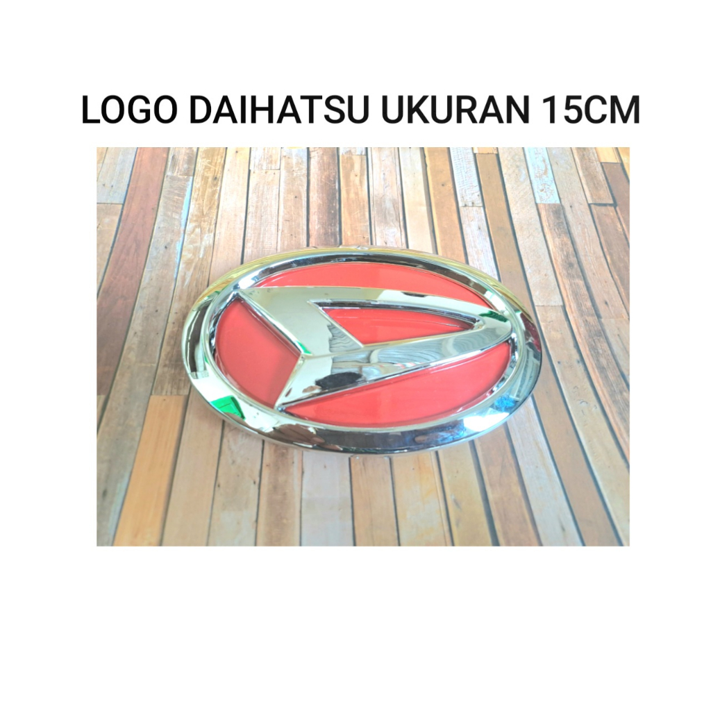 Logo depan daihatsu xenia sigra ayla  2016-2023 / emblem Logo grill daihatsu sigra ayla ukuran 15cm 