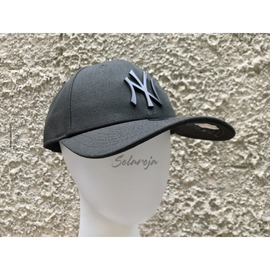 Topi New Era 9Forty New York Yankees Metal Logo 71 Black Cap 100% Original Resmi