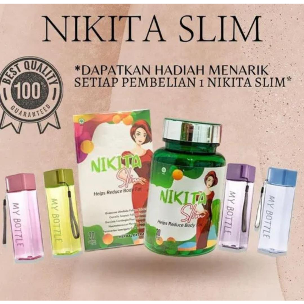 Nikita Slim Original Pelangsing Badan ALAMI Flamora Slimming Kapsul Kapsul Slimming Flamora Original