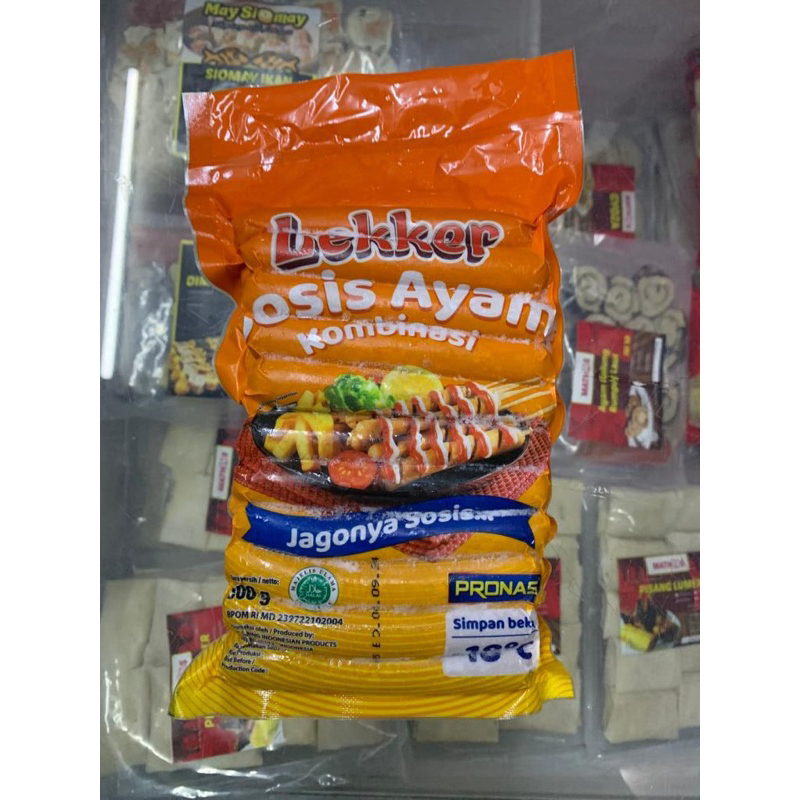 

LEKKER SOSIS AYAM 500 GR ISI 21