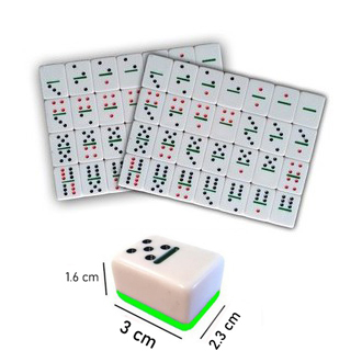 Batu Domino TEBAL batu dam akrilik batu GAPLEK