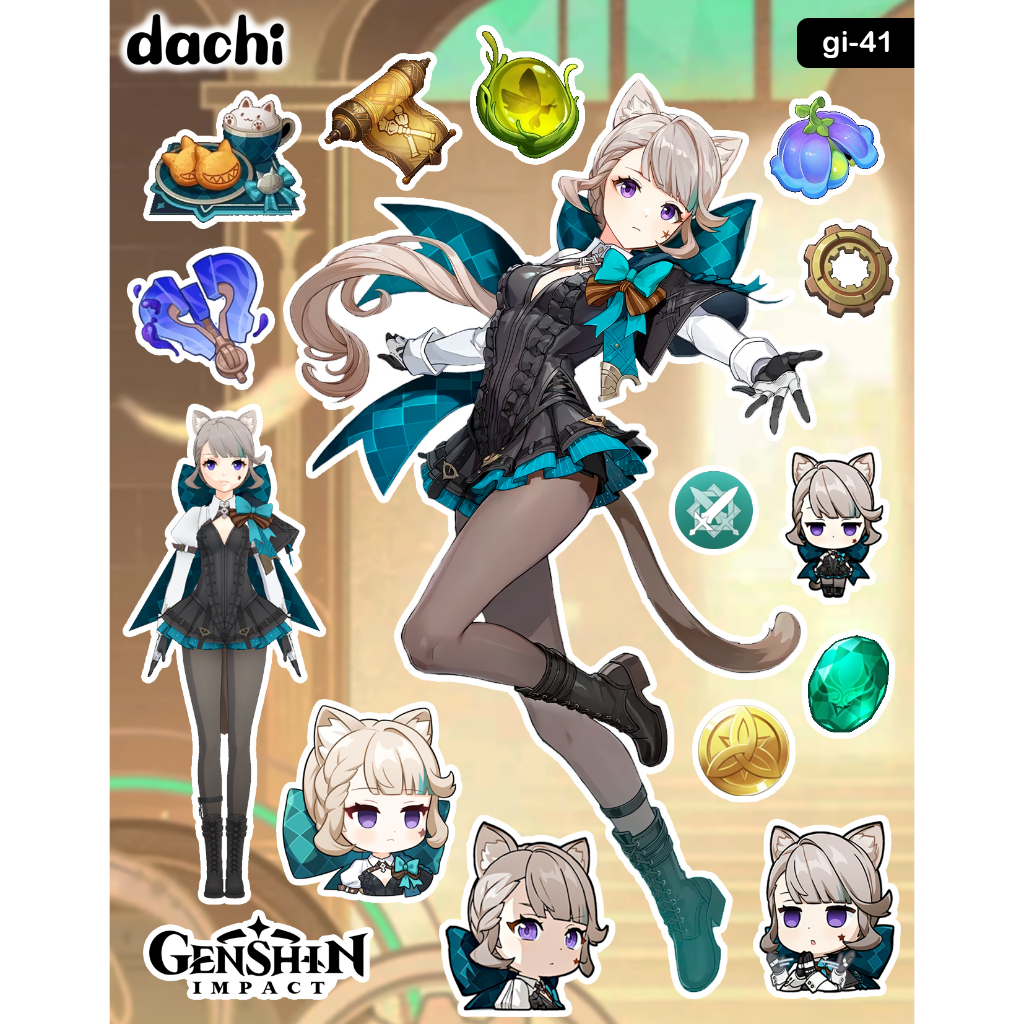 

Dachi Sticker Genshin Impact Lynette- GI-41 Peel Off