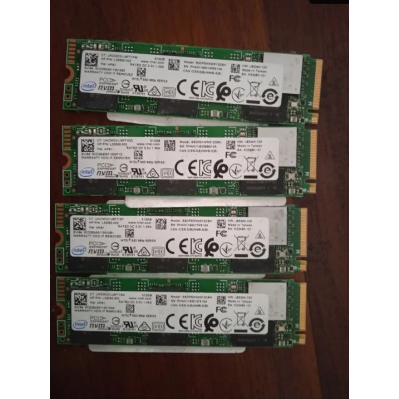 SSD M.2 M2 NVME 512 GB INTEL 670P 2280 ORIGINAL
