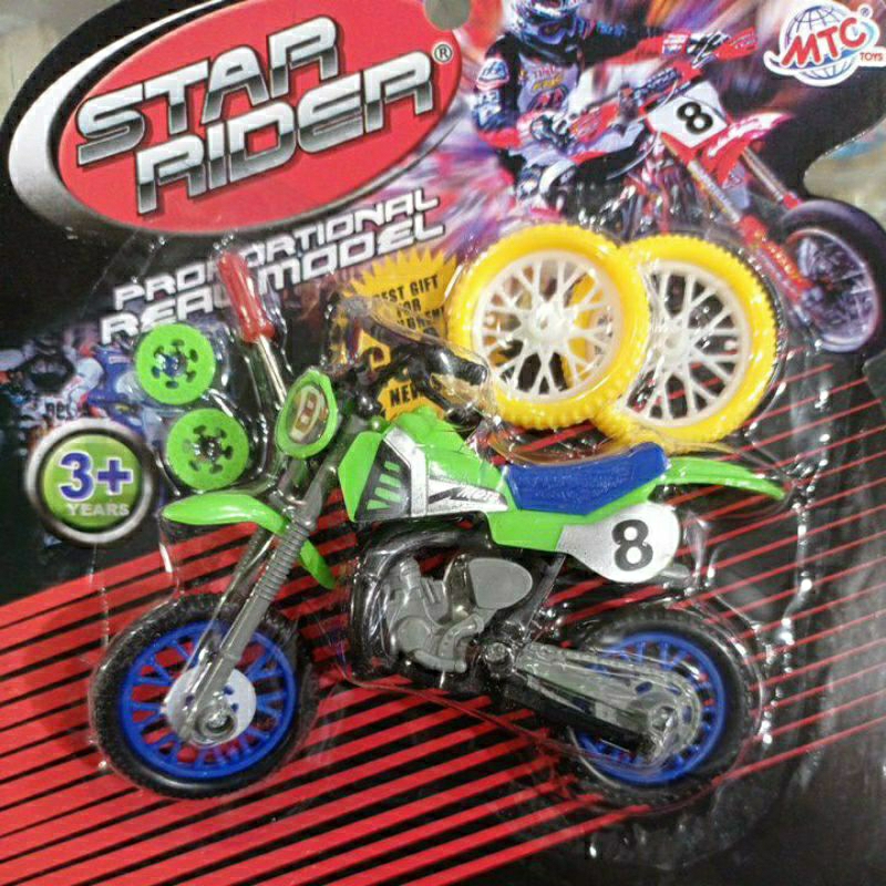 MAINAN MINIATUR MOTORCROSS STAR RIDER