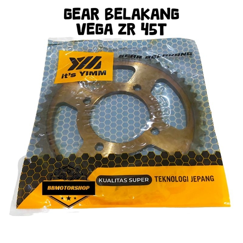 GEAR GIR BELAKANG VEGA ZR VEGA RR JUPITER ZX JUPITER Z1 428-45T YIMM