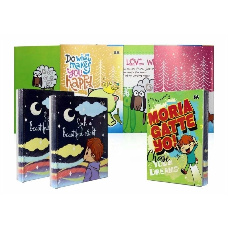 

Buku tulis murah isi 30 lembar MEREK RANDOM (10 buku)