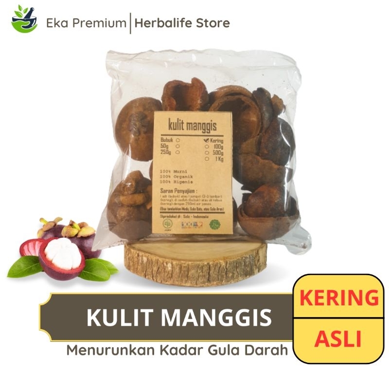 

KULIT BUAH MANGGIS KERING Ramuan Rempah Herbal Asli Murni Jamu Minuman Alami Tradisional Simplisia Garcinia Mangostana