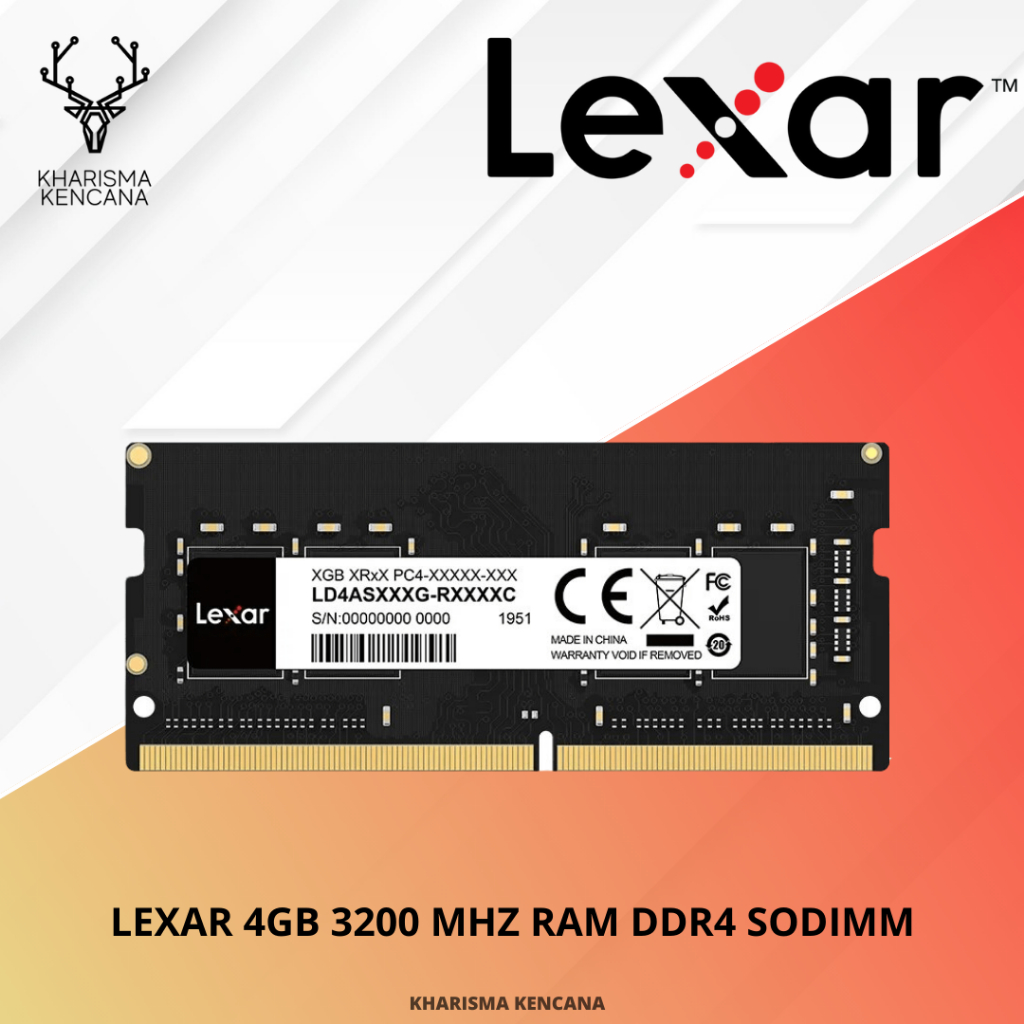 LEXAR 4GB 3200 MHZ RAM DDR4 SODIMM
