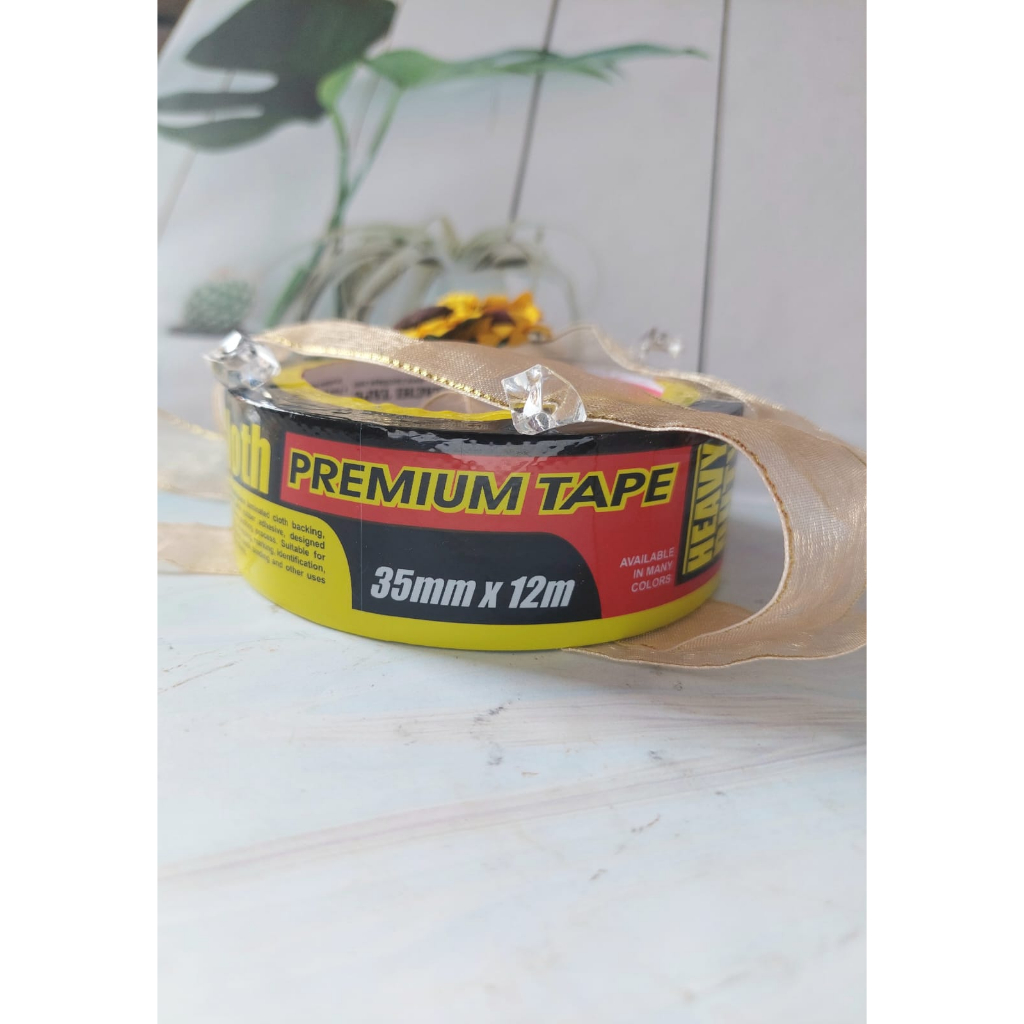 

LAKBAN SOLASI HITAM NACHI TAPE (CLOTH PREMIUM TAPE) 46 MM X 12 M 35 MM X 12 M