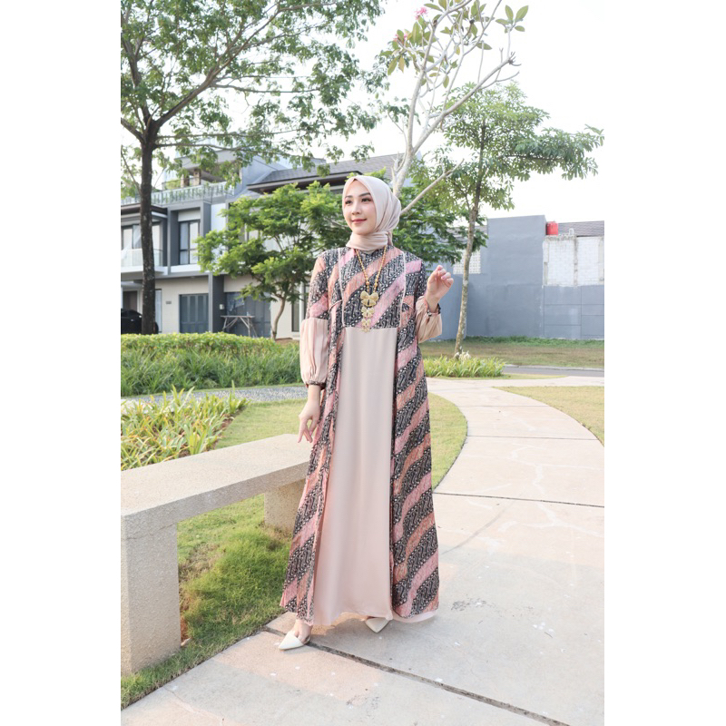 DRESS BATIK VISCOSE SUTRA | GAMIS BEST SELLER | GAMIS KONDANGAN