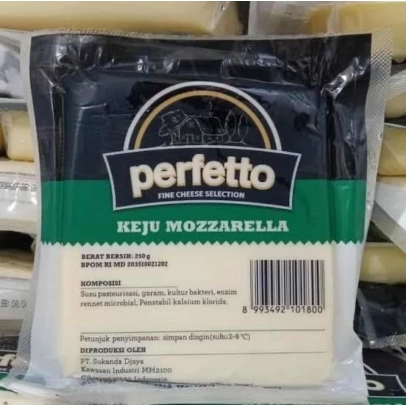 

Keju Mozarella perfetto 250gr Cheese