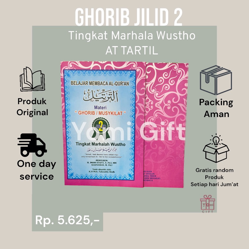 BUKU MATERI GHORIB/MUSYKILAT JILID 2 [AT TARTIL]