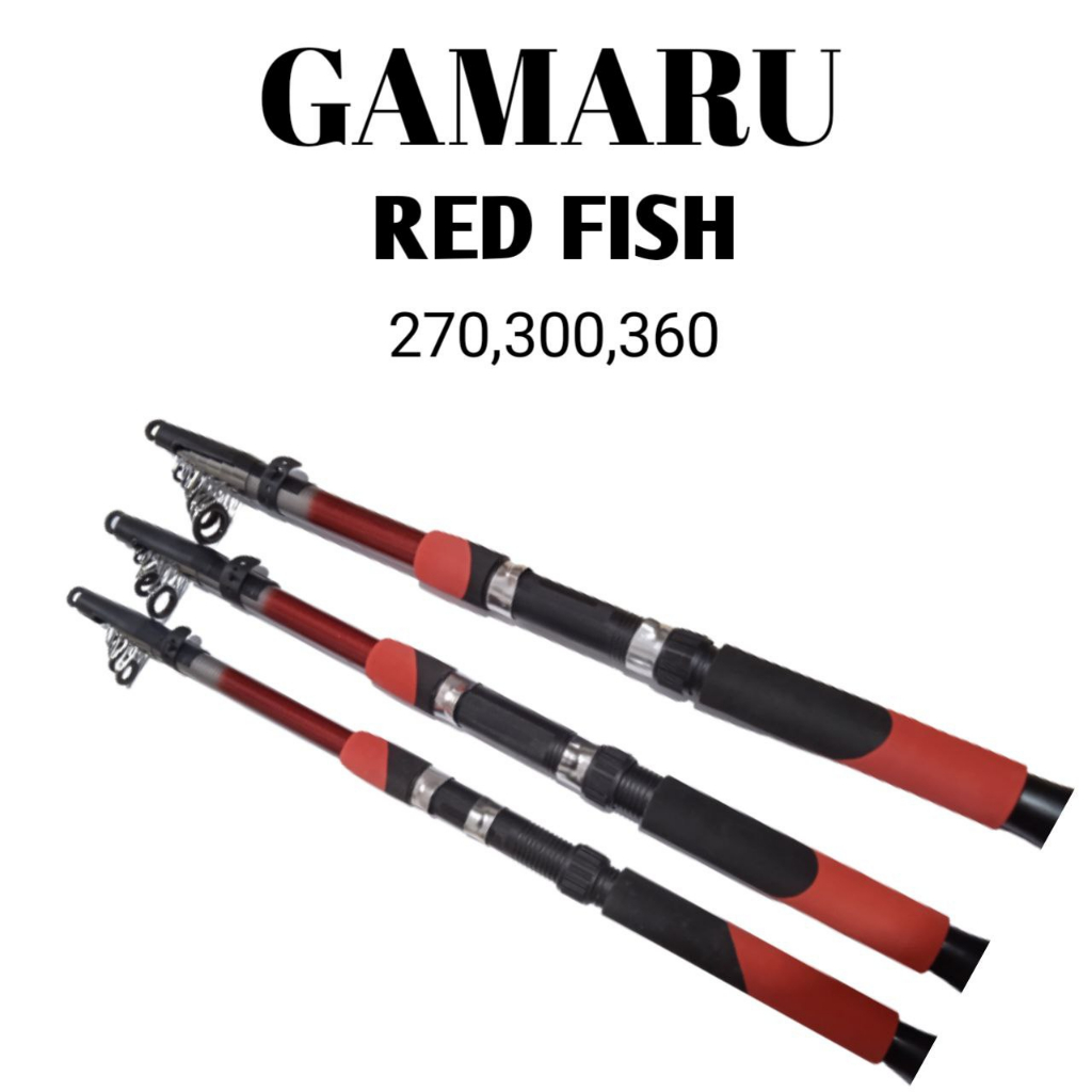JORAN TELESKOPIK GAMARU RED FISH JORAN ANTENA PANJANG REDFISH 150CM 180CM 210CM 240CM 270CM 300CM