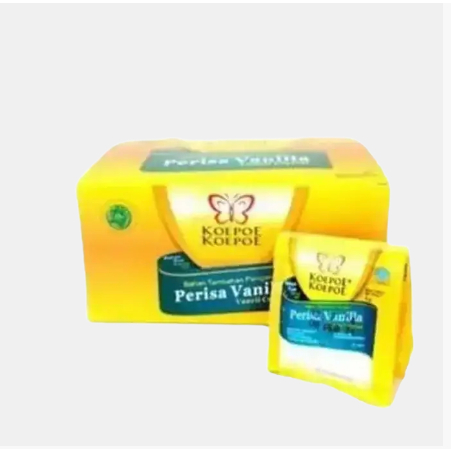 

Perisa Vanilla/Vanili Crystal Kupu Kupu Koepoe Sachet 1box/dus - 1 renteng