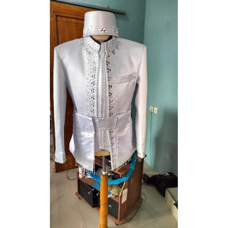 COD Jas Pengantin Jas Akad Beskap Basofi Nikah Jas Keren Free Boro-Boro