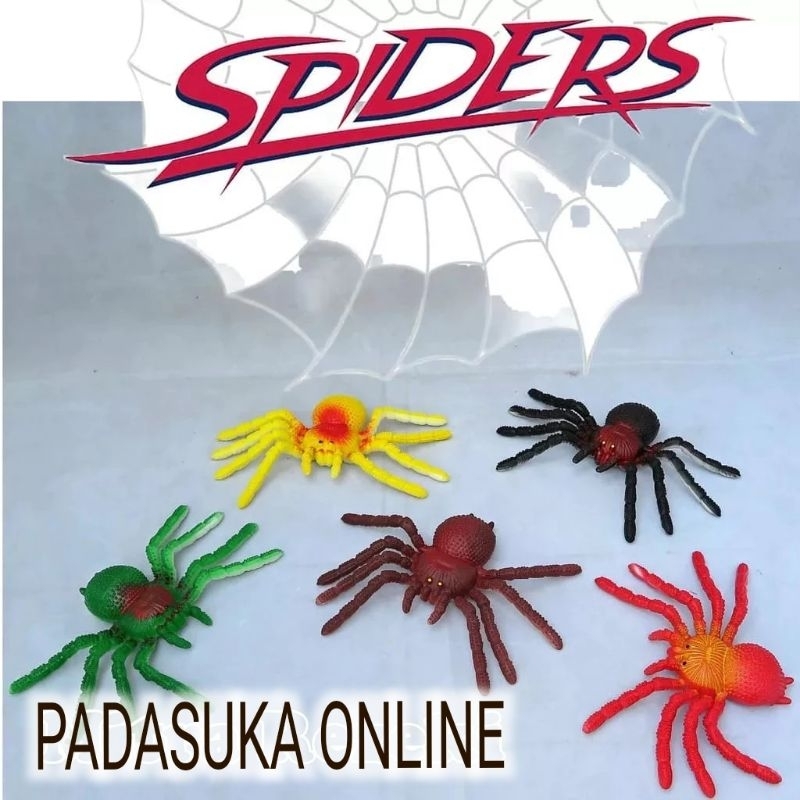 MAINAN LABA-LABA KARET / MAINAN BUAYA KARET / MAINAN IGUANA KARET / MAINAN KATAK KARET / MAINAN PRAN