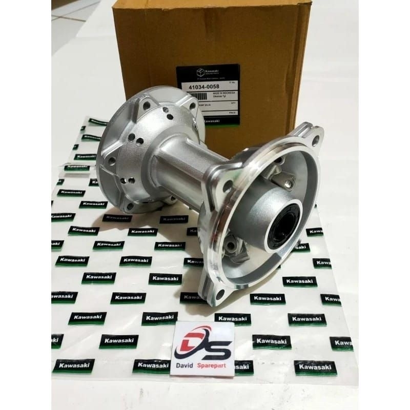 TROMOL BELAKANG REAL KLX 150 S L G KLX BF KLX DTRACKER KAWASAKI LUBANG HOLE 28 SILVER