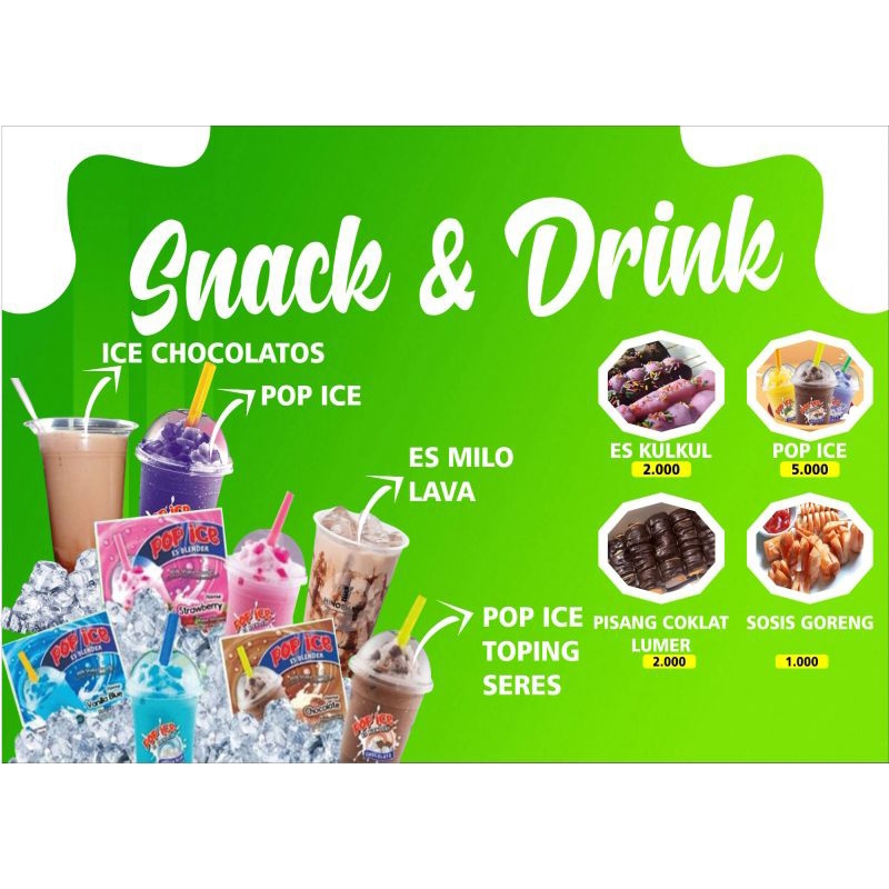 CETAK SPANDUK UNTUK JUALAN MINUMAN MURAH CUSTOM FREE BIAYA DESAIN