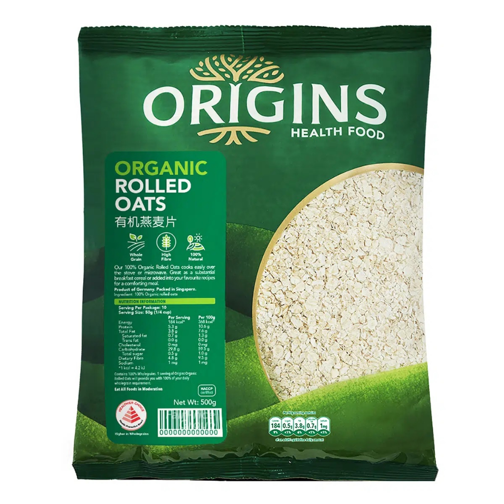 

Origins Healthfood Organic Rolled Oats 500g