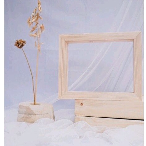 FRAME MAHAR / FRAME RUSTIC / PIGURA RUSTIC / PIGURA 3D DOUBLE GLASS KACA AKRILIK / Bingkai Rustik / 