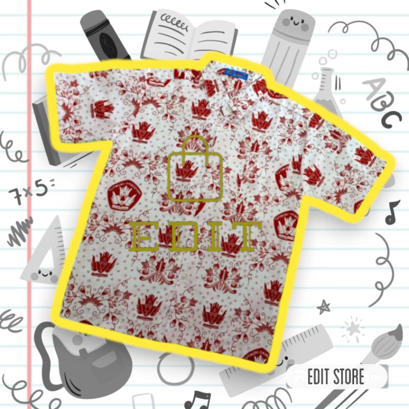 BAJU SERAGAM BATIK SD ( BAJU SEKOLAH BATIK SD)