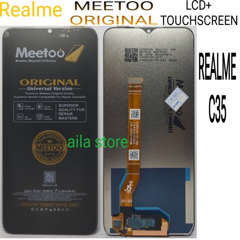 LCD REALME C35 MEETOO ORIGINAL FULLSET
