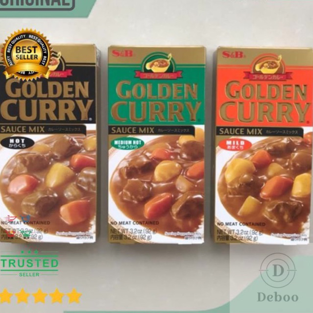 

S&B Japanese Golden Curry Kari Jepang Mix Halal 92gr