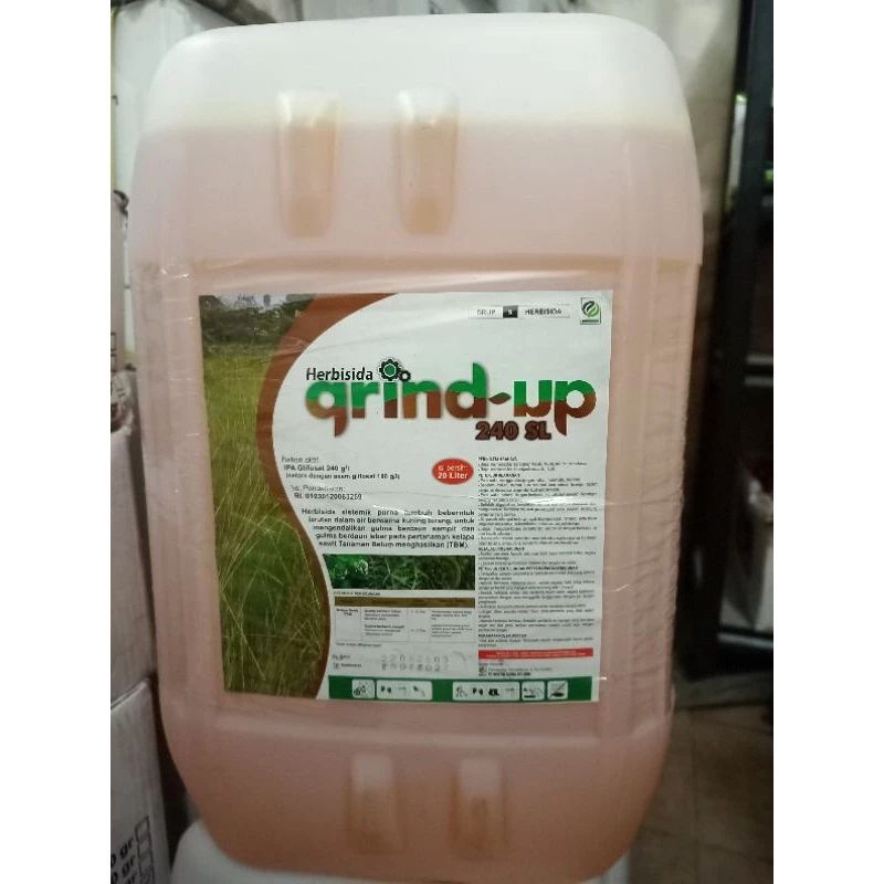 Herbisida sistemik grind up 20 liter 240 Sl kering sampai akar