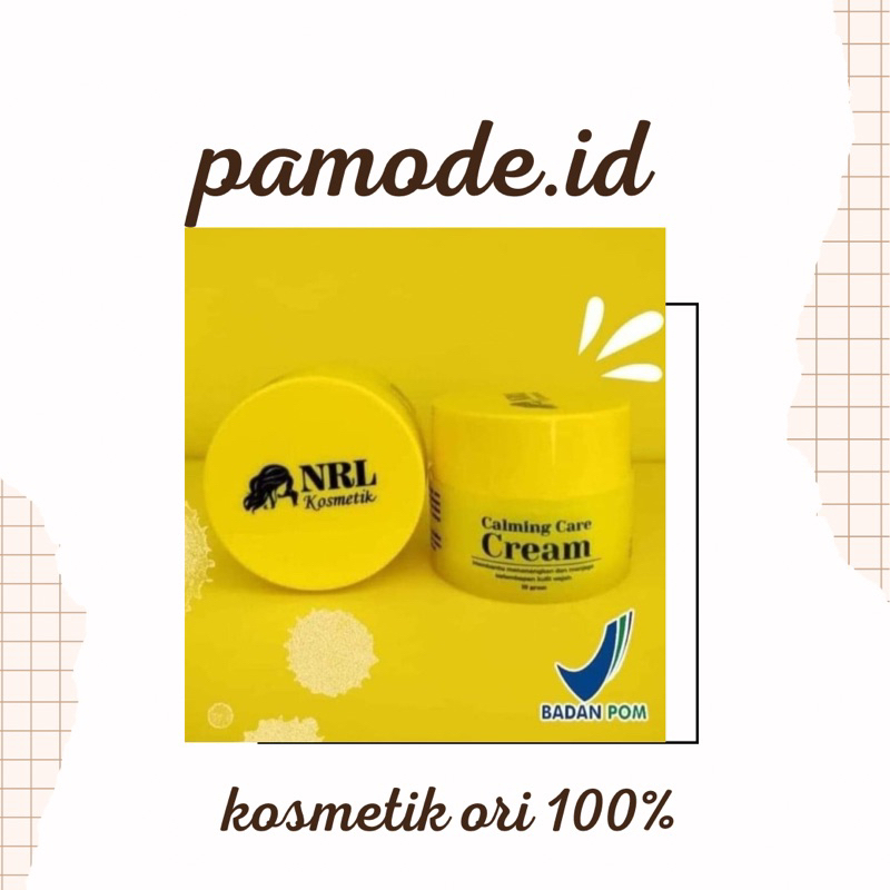 BISA COD CALMING CREAM NRL BPOM AMAN AMPUH UNTUK KULIT SENSITIF KEMERAHAN LEMBUT MENYERAP CREAM NRL 