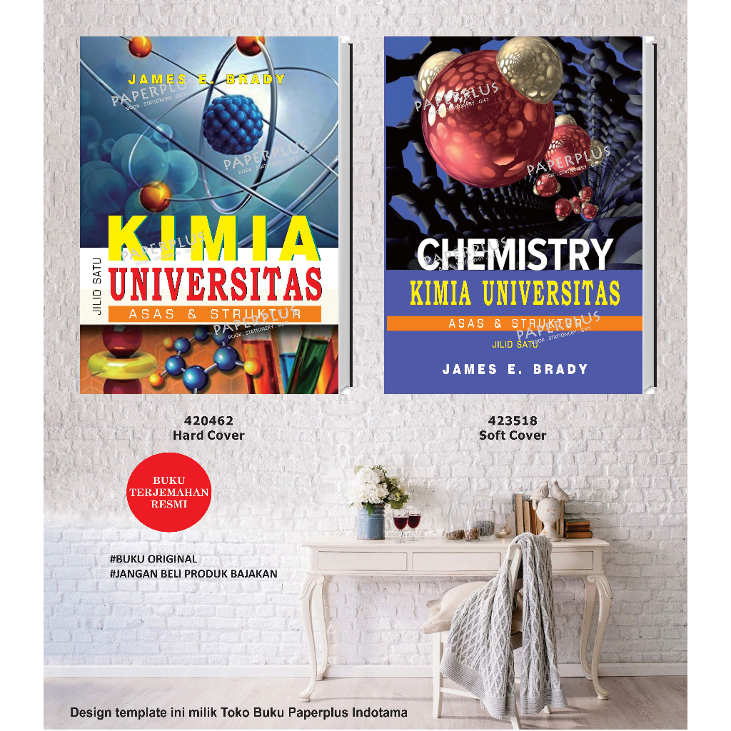 KAM / Kimia Universitas Jilid 1 / HC / James E. Brady / 440