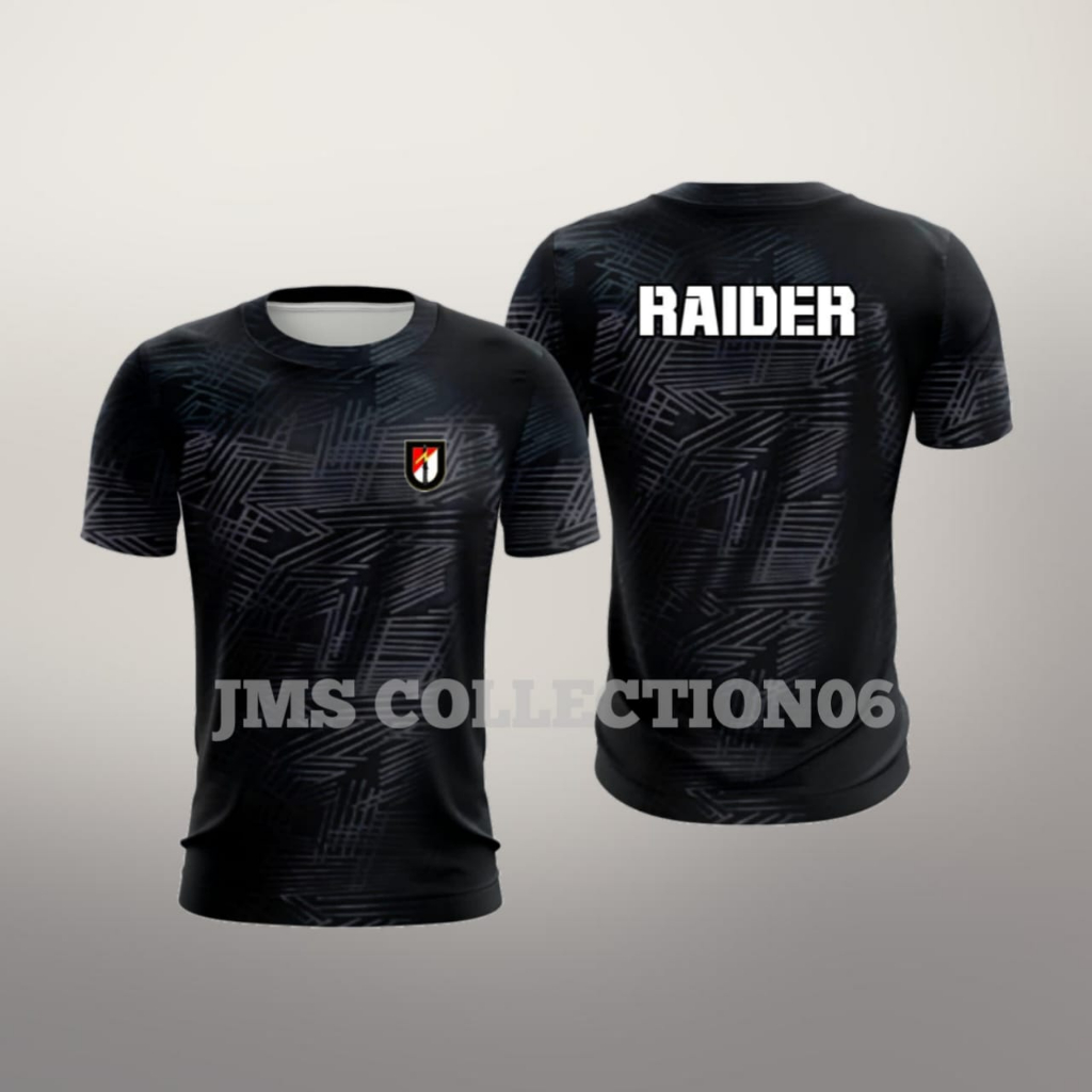 kaos raider / kaos raider Bahan Dryfit Embos  / baju kaos raider / kaos running raider / kaos jersey