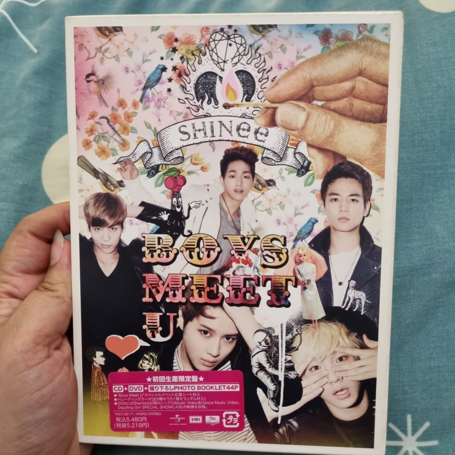 SHINee Album Boys Meet U DVD / SHINee Japan Album / SHINee Album / SHINee DVD / Kpop Album / Boys Me