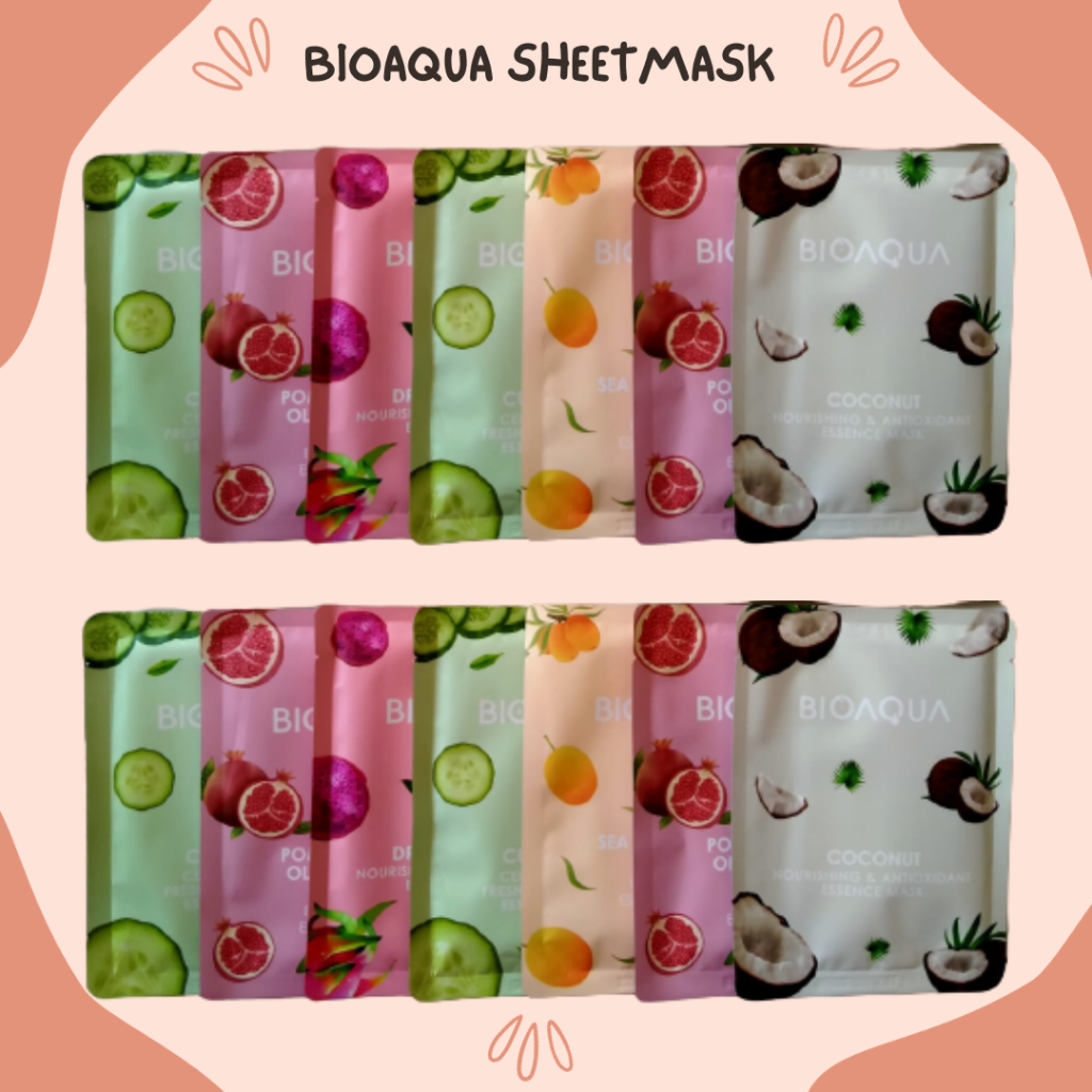 BIOAQUA SheetMask Masker Wajah BPOM