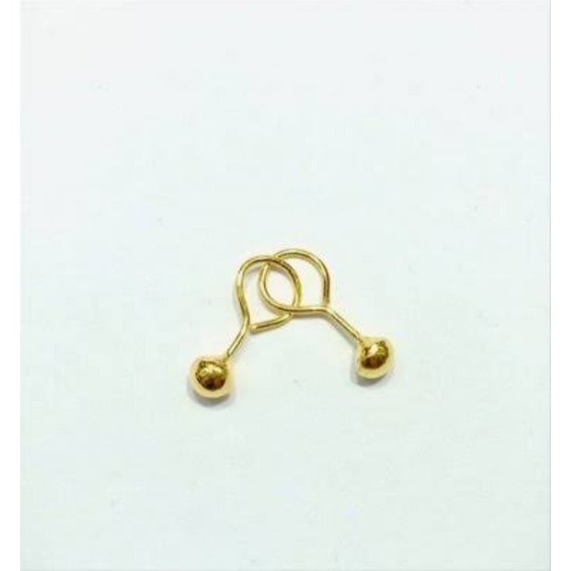 Set Anting Toge Bayi Kuning