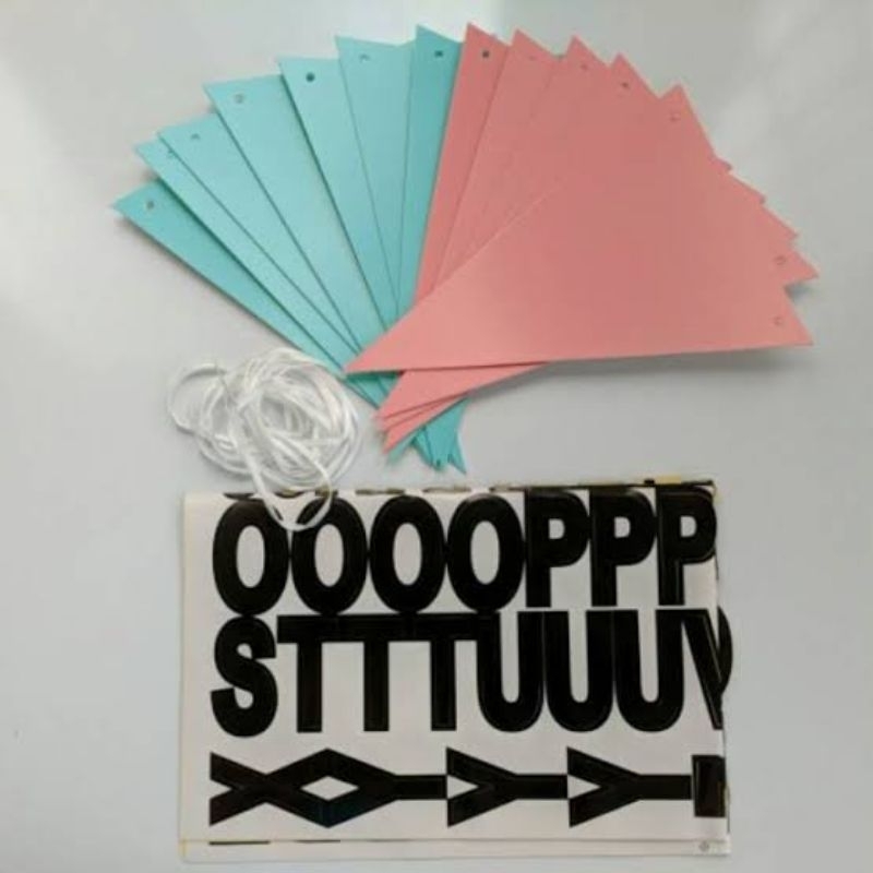 BANNER CUSTOM/BANNER HURUF NAMA TINGGAL TEMPEL/BANNER HAPPY BIRTHDAY