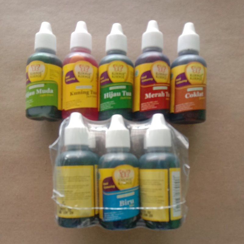 

Pewarna Makanan Koepoe Koepoe 30ml (Hj M, Hj T, Kn T, Mrh T, Cok, Biru)